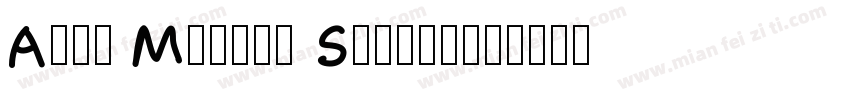 Anns Marker Script字体转换
